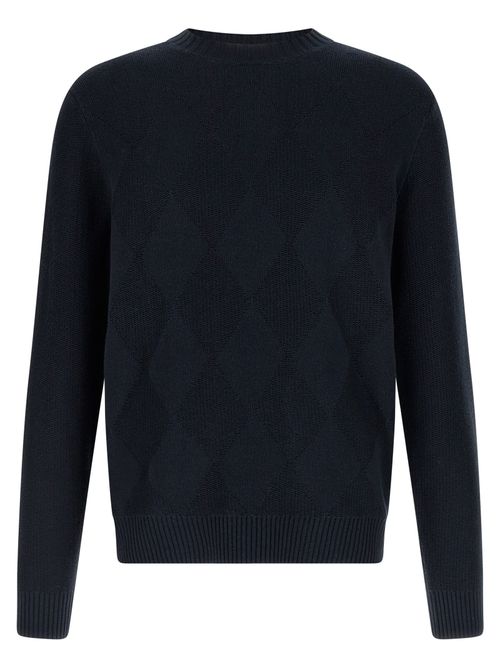 Diamond Intarsia Sweater