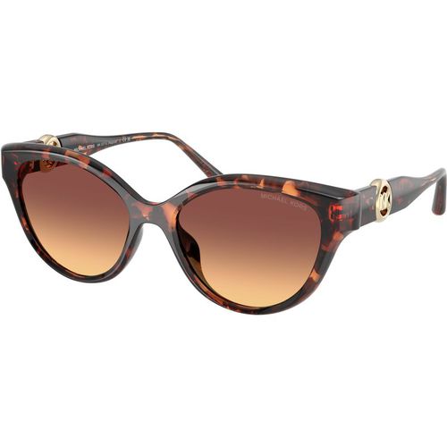 Michael Kors Vrouw Michael Kors MK2271U NAGOYA 403178 Zonnebrillen Geïnjecteerd Schildpad Bruin Kattenoog Normaal Genuanceerd