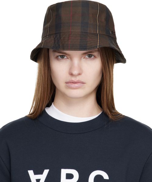 Brown Mark Bucket Hat
