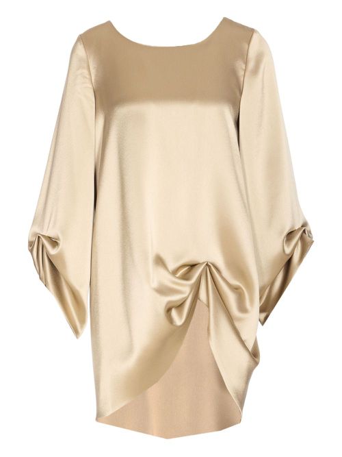 Fely Campo satin top - Neutrals