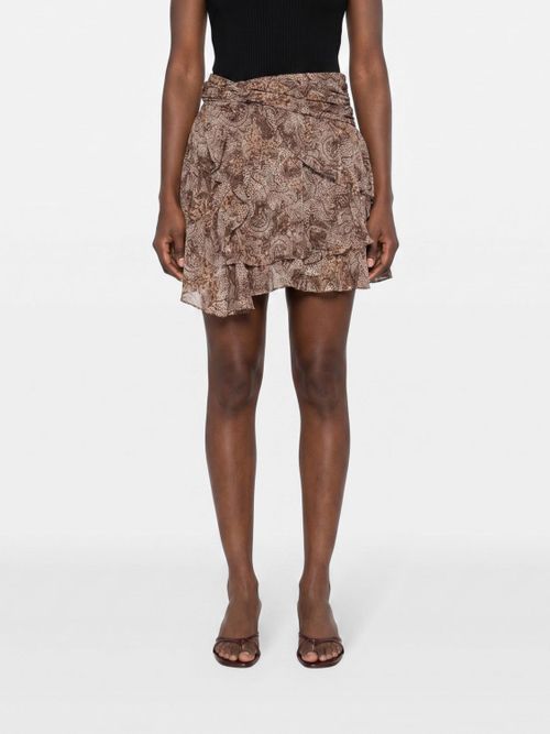 Skirt Woman color Ocher