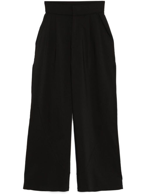 Pleated trousers - Black