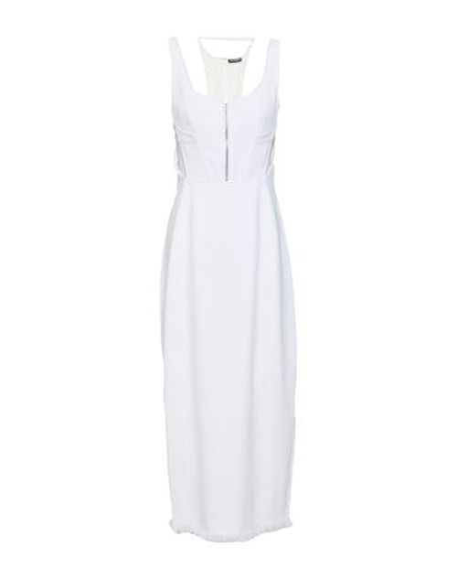 Woman Midi dress Ivory Size 0 Viscose, Cotton, Polyamide