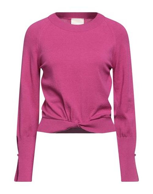 Woman Sweater Magenta Size L Viscose, Polyacrylic, Polyamide