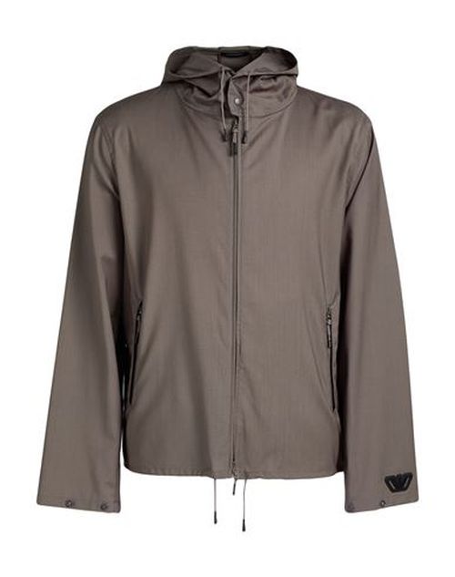 Man Jacket Taupe Size 36 Virgin Wool