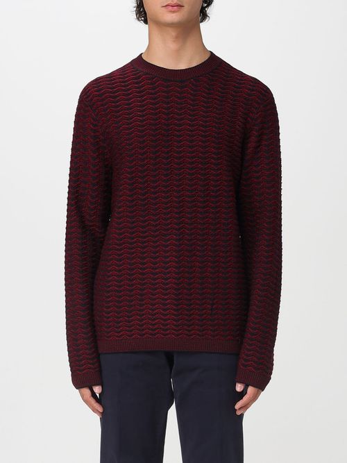 Sweater Men color Burgundy