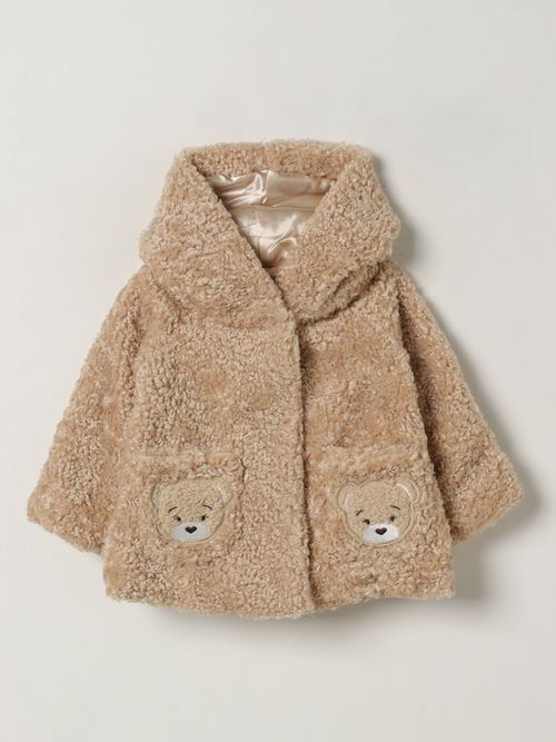 Coats Kids color Beige