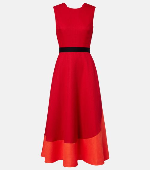 Mire colorblocked midi dress