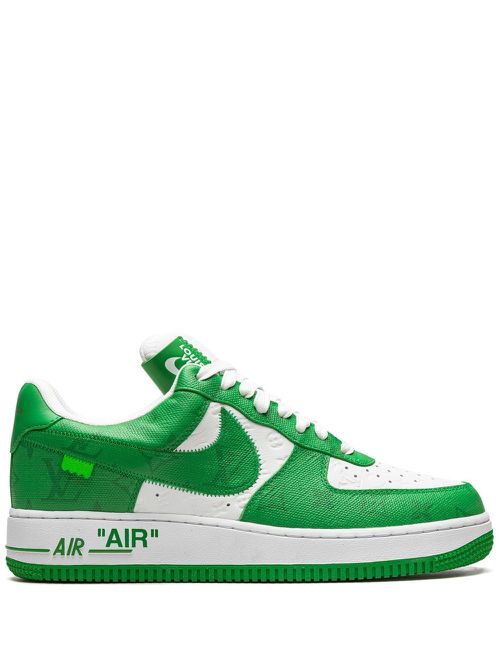 X Louis Vuitton Air Force 1 Low "Virgil Abloh - White/Green" sneakers