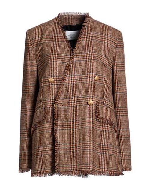 Woman Jacket Camel Size 4 Virgin Wool
