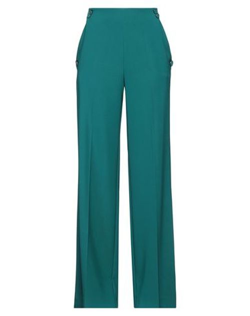 Woman Pants Deep teal Size 8 Polyester, Elastane