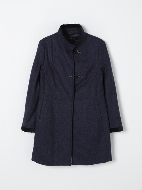 Coat Kids color Blue