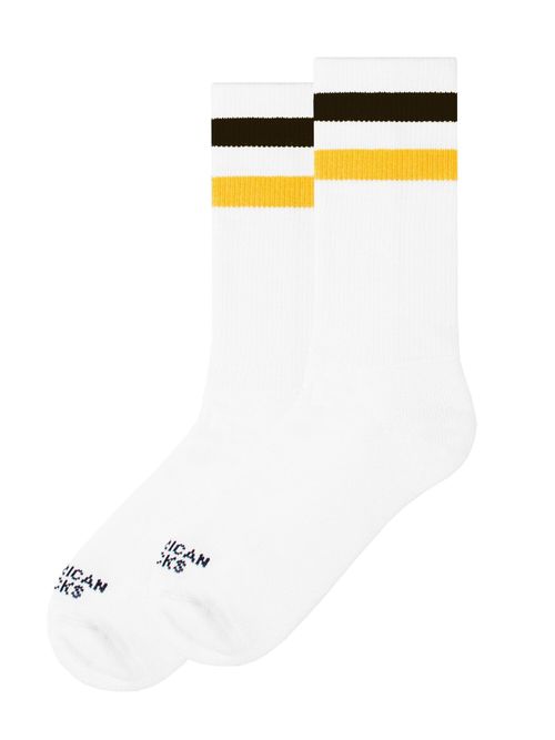 American Socks Calzino 'Crush - Mid High' bianco