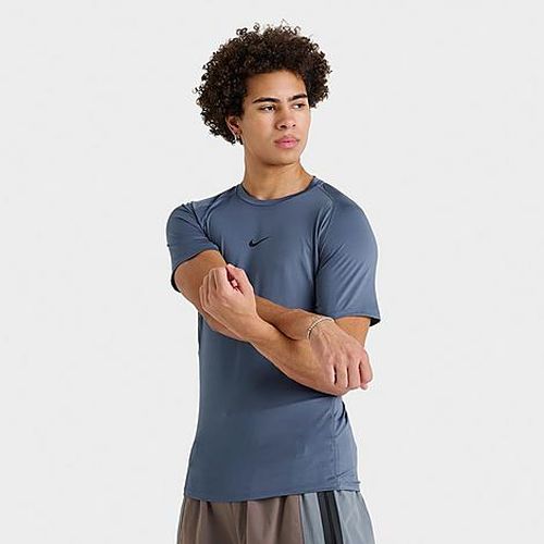 Men's Pro Dri-FIT Tight Short-Sleeve Fitness Top in Diffused Blue/Black