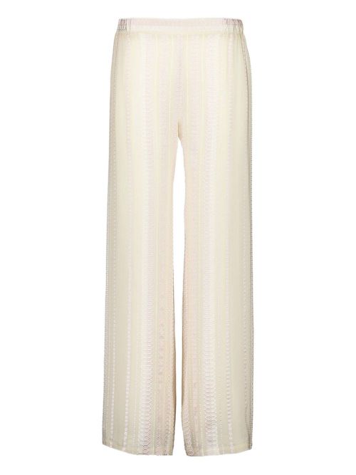 Textured trousers - Neutrals