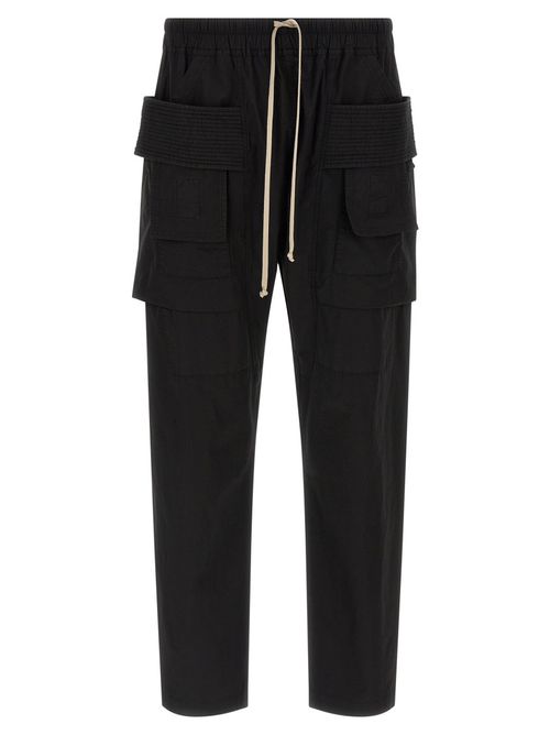 Black Relaxed Cargos Pants