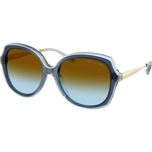 Michael Kors Vrouw Michael Kors MK2273U CANARY ISLANDS 40315D Zonnebrillen Geïnjecteerd Blauw Bruin Kwadraat Normaa