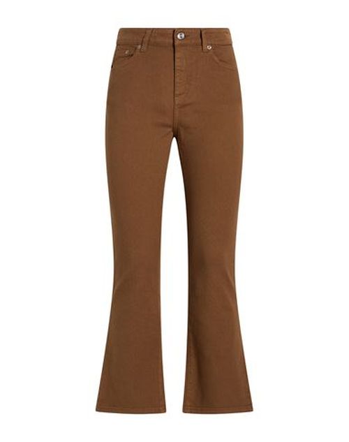 Woman Pants Brown Size 25 Cotton, Elastane