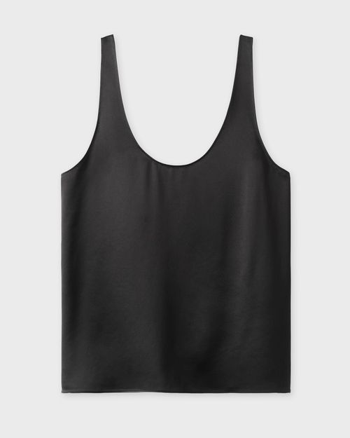 Almada Top Romy Satin Black
