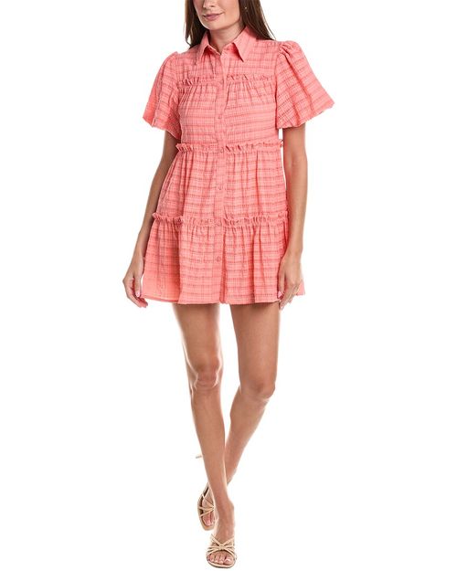 Textured Mini Dress