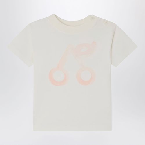 Cai white T-shirt with cherry print
