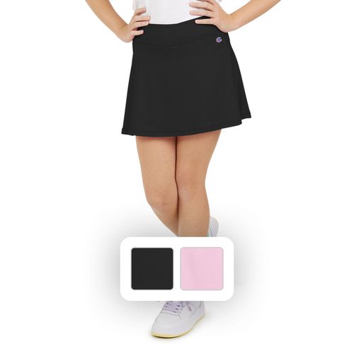 Girls Active Skort Black