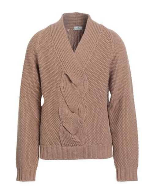 Man Sweater Camel Size M Wool