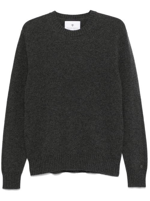 Wool crew-neck sweater - Grey