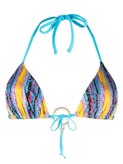 Logo-charm bikini top - 09000