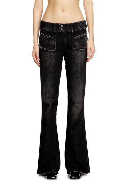 Bootcut Jeans - D-Hush - Jeans - Woman - Black