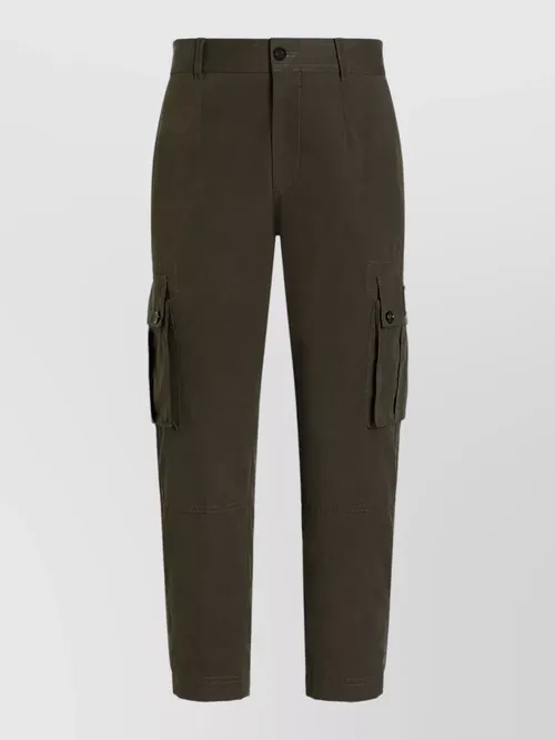 Dolce&Gabbana - trousers cargo pockets button detailing belt loop