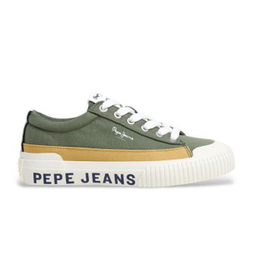 Pepe Jeans for boy. PBS30588 Ben Band shoes green (34), Flat, Laces, Casual, children's fashion
