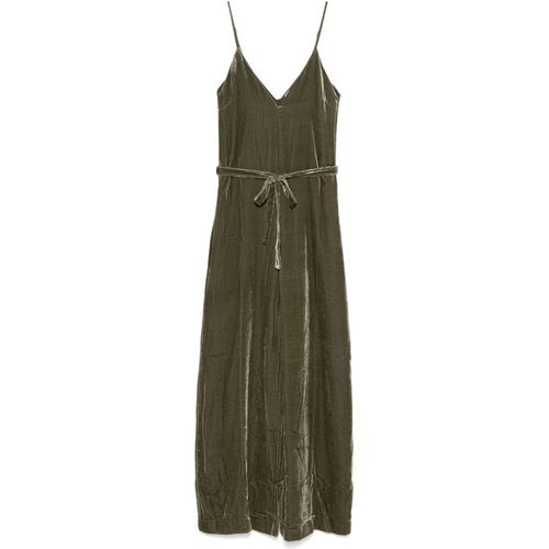 Gold Hawk Velvet Jumpsuit