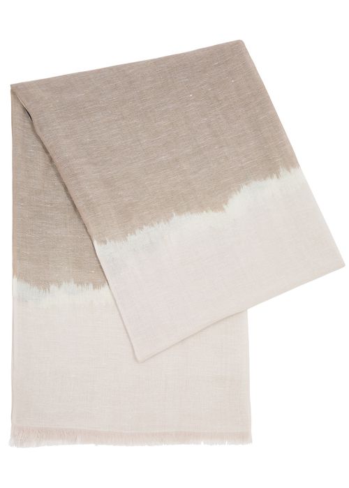 Denis Colomb Summer Ikat Jacquard Cashmere-blend Scarf