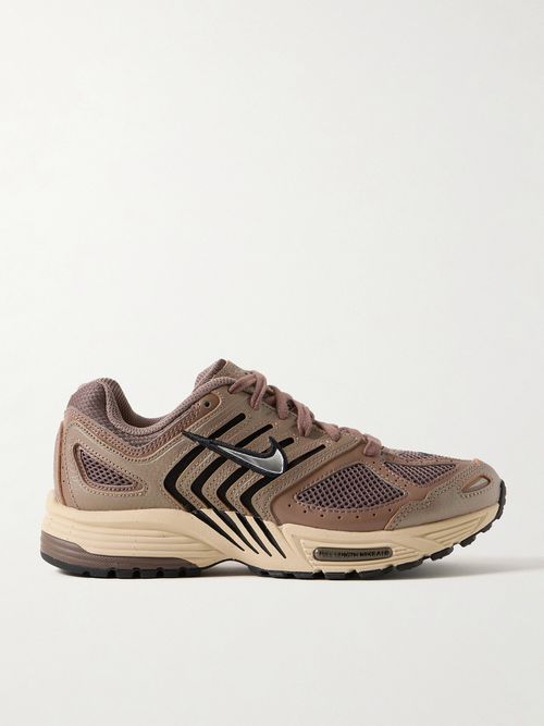 Air Pegasus 2005 C.o.r. Leather And Mesh Sneakers - Neutrals