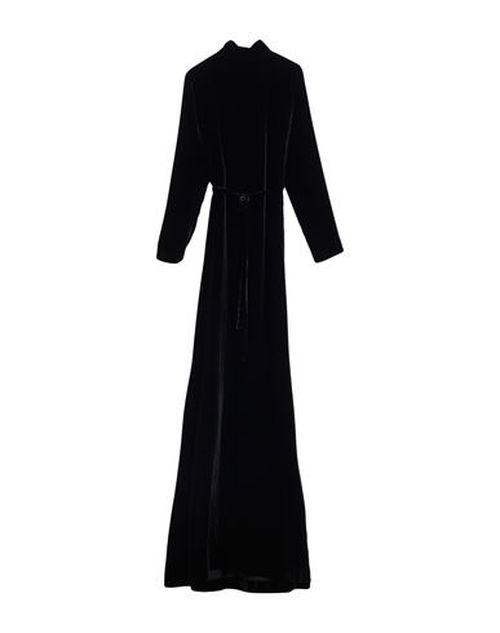 Woman Maxi dress Black Size 6 Polyamide, Elastane, Wool