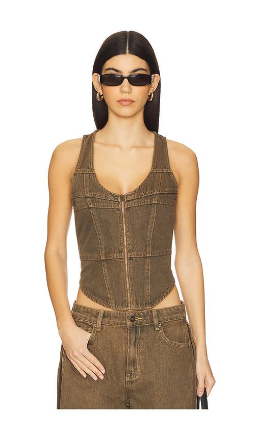 LIONESS Westwood Top in Brown. -  XXS also in M, S, XL