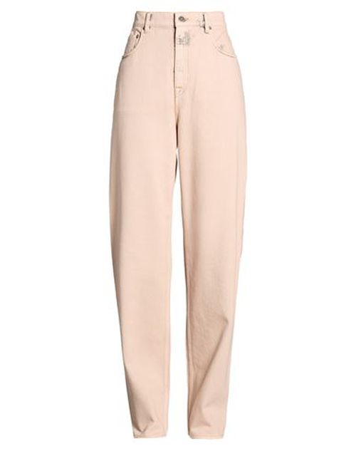 Woman Jeans Beige Size 25 Polyester, Cotton