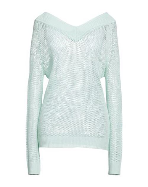N. o.w. Andrea Rosati Cashmere Woman Sweater Light green Size L Viscose