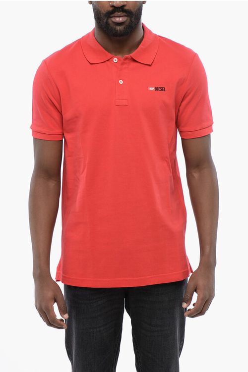 Slim Fit T-SMITH-DIV Polo Shirt with Contrasting Logo