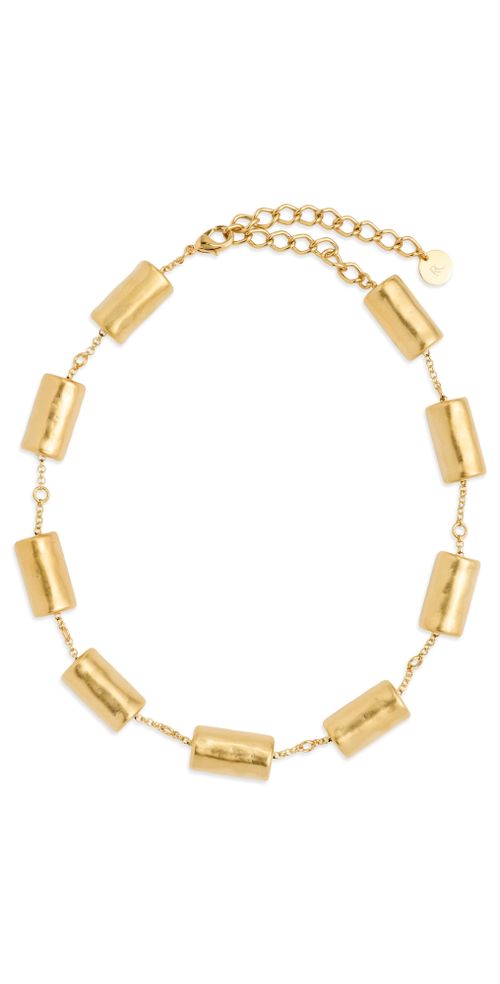 Bambu Necklace Vintage Gold One Size