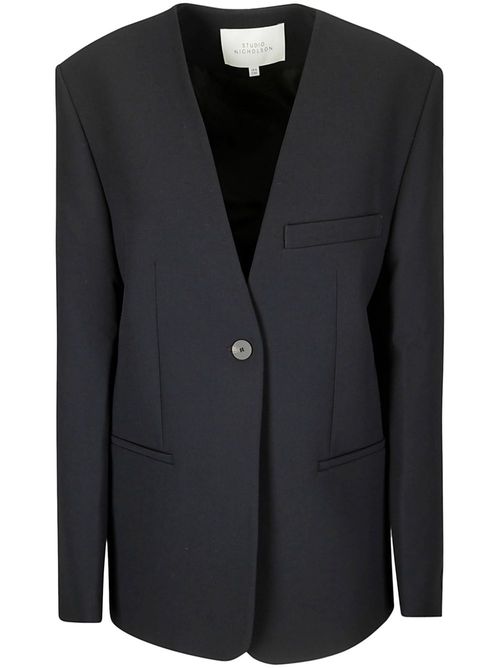 Single-breasted blazer - Black