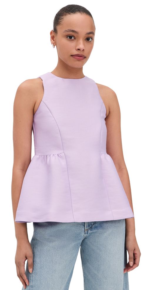 Solstice Satin Top Lavender