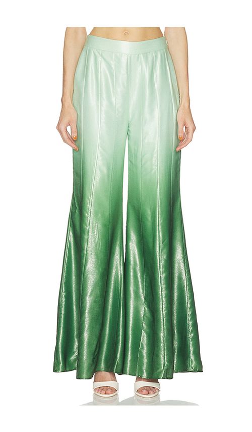 LA FUORI Iridescent Sage Pant in Sage. XS. Also in L, M