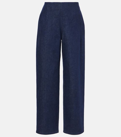 Jagger denim straight pants