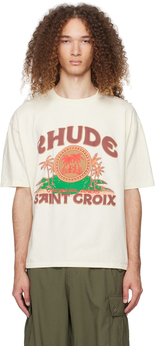 Rhude Off-White 'Saint-Croix' T-Shirt