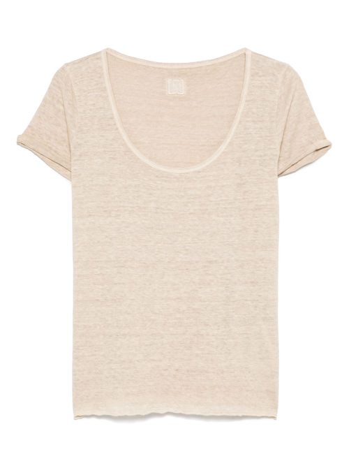 120% Lino linen T-shirt - Neutrals