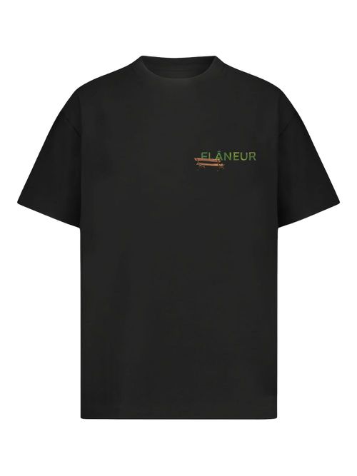 FLÂNEUR Lanterns of Love T-Shirt - Black