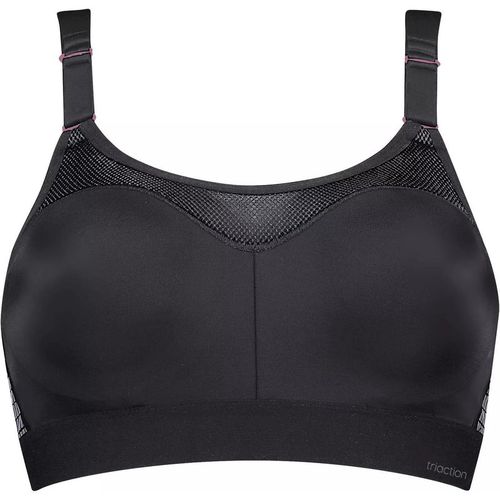 Triumph TriAction Control Lite sportbeha (grijs), Zwart, 85H