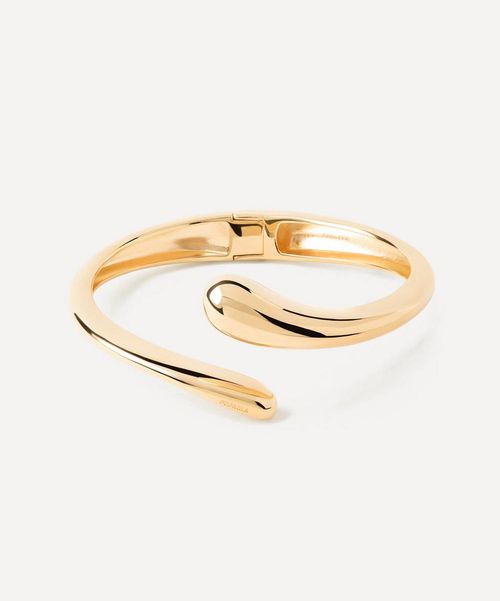 18ct Gold-Plated Orbit Bangle Bracelet Luxury Gift